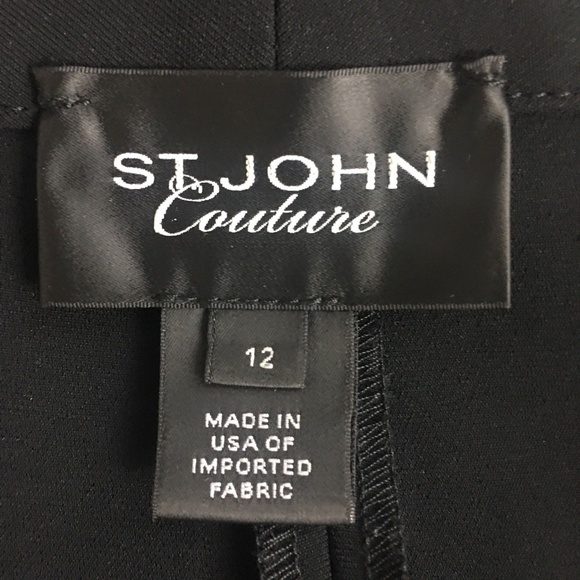 St John Couture High Waisted Seamed Pants - Picture 8 of 8